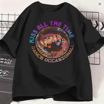 Kiss All The Time Tshirt Summer Harrys Styles 2026 Fashion Tshirts Unisex Cotton O Neck Plus Size Clothes Short Sleeve S