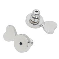 Gold Plated Earring Lifters 1 Pair Adjustable Backs Droopy Ears Solution Earrings Support for Earrings and Droopy Ears sidabras