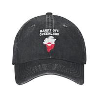 Washed Baseball Cap Hands Off Greenland Spring Trucker Hat For Unisex Adult  Streetwear Outdoor Gym Sun Baseball Caps One Size