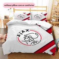 AFC Ajax Pattern Bedding Quilt Set  Home Decoration  Gift (1 * duvet cover + 2 * pillowcase  without core) 135x200cm