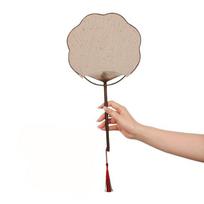 Bamboo Blank Paper Fan Chinese Style Group Fan Classical Handheld Fan  DIY Style 5