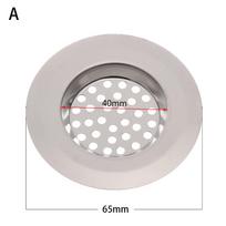 Steel Bathtub Sewer Stopper Basket Anti Clog Mesh Trap Sink Strainer Waste Catcher Drain Filter A