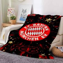 Bayern Munich Crest Art Blankets Flannel Printed Breathable Warm Throw Blanket for Home Office Bedspreads 0708a125 75cmx90cm