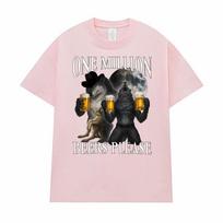 Gym One Milion Beers Wolf Meme TShirts Cringe Werewolf Meme Edgy Dark Humor T Shirts Unisex Unisex Fashion Casual Oversized T Shirt M