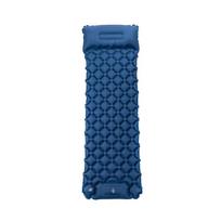 Built-in Foot Pump Self-Inflating Waterproof Durable Sleeping Pad Mattress 1-2 Person for Camping Hiking Backpacking 190*60*6cm mėlyna