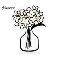 Invisible Clip Slot Holder Desk Memo Holder, Acrylic Flower Vase Photo Display Stand, Transparent Card Table Cards Paper Note Postcards for A