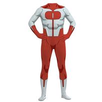 Nenugalimoji Atom Eivė Cosplay Fantazijos Kostiumas Kaukė Vaikams Suaugusiems Kombinezonas Apsiaustas Apranga Mergaitėms Berniukams Helovinas Karnavalo Kostiumas Adult-M red