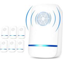 Ultrasonic Pest Repeller 6 Packs, Pest Repellent Ultrasonic Plug in Indoor Pest Control for Insect Mouse Spider Ant Bug, 6pcs white