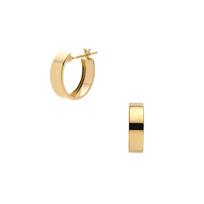 Vendome Aoyama K18 Yellow Gold Hoop Earrings AGVA1607 YG [Official]