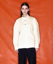 Nuboten High-Neck Button Blouse Vwblnc0400 Cream/S