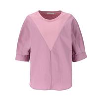 Visit In New York Mixed Round Blouse (Vy8Ls22) Green(66)/Fff