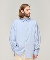 Cargo Bros Cb Pastel Poplin Overshirt (Light Blue) Free