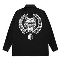 Khan 6312 Kylb0195 Pitbull Long Sleeve Shirt Black Black/L