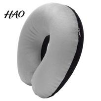 U-shaped Neck Pillow Cushion Inflatable Memory Foam Fatigue Relief Travel Flight Headrest Sleep Plane Accessories