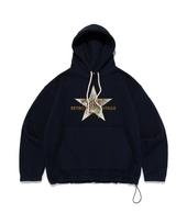 Cargo Bros For Woman Retro Vintage Star String Hoodie (Navy) Navy/Fleece-Lined 1