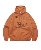 The Vinyl House Hieroglyph Hoodie Orange (Vh2Dfum403A) Orange/M