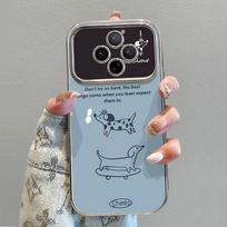 Vivo X100s Phone Case Women Minimalist Blue Line Design Premium Matte Finish Slim Protective Cover Pro vivo X100 Ultra