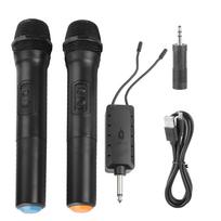 Universalus VHF belaidis rankinis mikrofonas su imtuvu/antena karaoke, verslo susitikimams