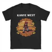 Kanye West T Shirts for Men Cotton Awesome T-Shirts Crewneck  Tees Short Sleeve Tops Party S juoda