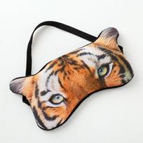 3D gyvūnų animacinis akių raištis Super realistiškas kūrybinis tigro mopsas katės užtemdantis miego akių raištis tiger