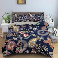 Vintažinis Gėlė Karalius Karalienė Antklodės užvalkalas Bijūnas Saulėgrąža Patalių komplektas Tropinis Gėlių Antklodės užvalkalas Boho Poliesterio Antklodės užvalkalas 70x133cm 2pcs