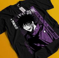 Jujutsu Kaisen Shirt Megumi Fushiguro Tshirt JJK Anime Sukuna Toji Unisex Tee S