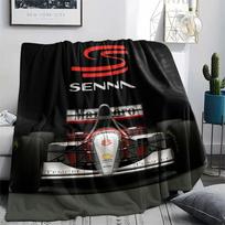 Ayrton Senna rašto flanelinis pledas, Aukštos kokybės, Patogus visais metų laikais, Namų dekoras, Šiluma ir jaukumas, Puikiai tinka dovanoms. 80cm x 120cm gray