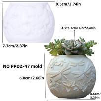 Running stallion relief succulent plant flowerpot resin silicone mold grassland warhorse storage box mould horse gypsum molds