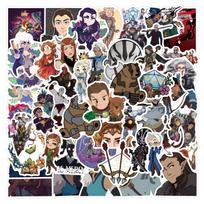 55 Vox Machina Film And Television Graffiti Decals Decorative Scooter Notebook Do-It-Yourself Decals Premium Durable