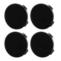 4pcs Wheel Center Caps 57mm Outer Diameter ABS Wheel Center Hub Cover Replacement for Model 3 Black Black