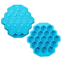 Silikoninė 19 Mobilioji Bitė Medaus Koriai Tortas Šokoladas Muilas Muilo Glazūros Forma Forma