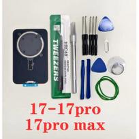 For IPhone 17 Pro Max Back Glass Replacement Rear Housing Door Repair Parts With Camera Lens Back Battery Cover For iPhone 17 17 juoda