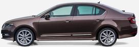Skoda Octavia Iii 2013+ Listwy Chrom Boczne Drzwi