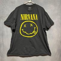 Nirvana Smiley Face Band Tee 2XL Grunge Y2K Vintage Style Graphic Shirt XXXXL