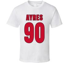 David Ayres 90 Emergency Goalie Carolina Hockey Fan T Shirt S