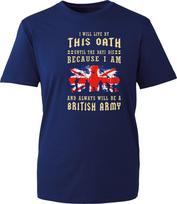 Lest We Forget T Shirt I Am British Army Unisex T Shirt For Adult And S blue