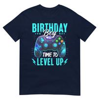 Birthday Boy Time To Level Up Video Game Birthday Gamer Boys Tshirt S