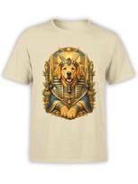 Pharaoh Pup Golden Retriever Tshirt Unisex S