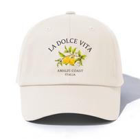 pc LA DOLCE VITA Print  Baseball Cap for Adults  Minimalist Retro Style Casual Soft Adjustable Dad Hat Perfect As Gift 1pc