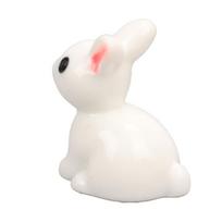 Easter Decoration Miniature Hare Figurine Resin Craft Mini Bunny Garden Ornament