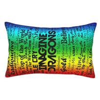 Imagine Dragons Rectangle Pillowcase Cushion Cover Decor Bedroom Bed Home Comfort Throw Pillow 60x40cm