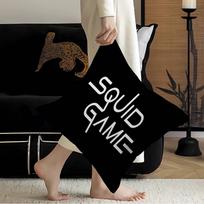 Hot TV Horror S-Squid Game Maple Design Cushion Cover Happy Autumn Harvest Decor Holiday Decorati Pillow Cover 30x30cm