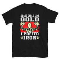 I Prefer Iron Bodybuilding Gym Fitness Muscle T-Shirt XXXXL