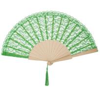 Vintage Hollowed-Out Fan Handheld Dance Fan Elegant Lace Trim Folding Fan  Artistic Performances