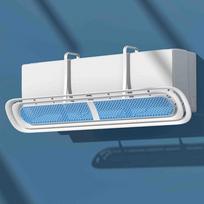 Adjustable Conditioning Guide Fan Scalable Air Conditioner Vent Fan  Living Room