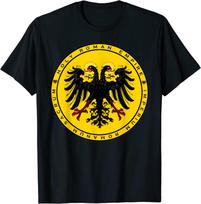 New Limited Coats Of Arms Of The Holy Rounisex Empire DoubleHeaded Eagle TShirt S