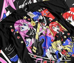Hitori Gotou TShirt Bocchi The Rock Yamada Anime Nijika Ijichi Sweater Soft Tee S