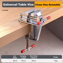 Professional Table Vise , 360° Rotation Work Clamp-On Vise, Versatile Use, Heavy Duty Construction for Woodworking, Metalworking