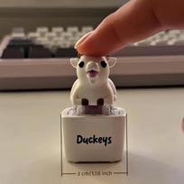 Portable Sheep Shaped Fidget Keychain Clicky Button Anti Stress Toy for Travel Pocket Carry Button battery