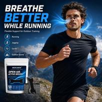 50Pcs Nasal Breathing Strips Anti-Snoring Comfortable Adhesive Enhance Oxygen  for Running Cycling one size